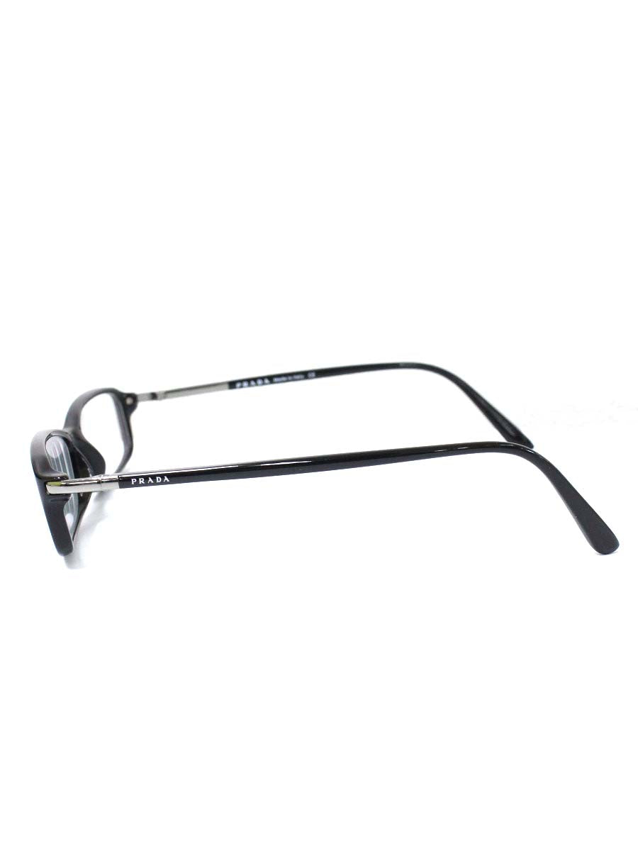プラダ VPR17G メガネ ブラック スクエア IT3AF83Q6WUO