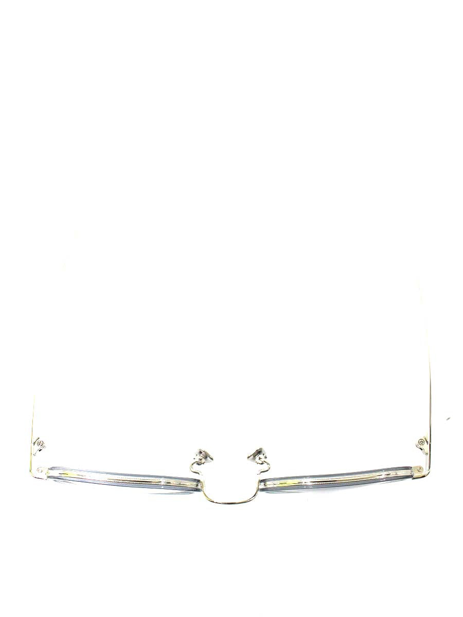 メゾンドリュクスルネッツ ML-106S サングラス シルバー フルリム オーバル IT7OVHREDT2F