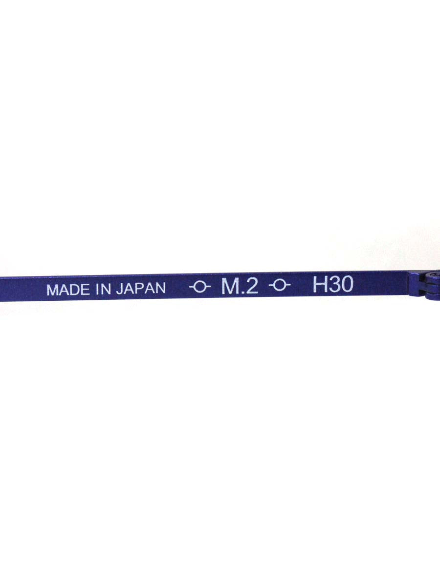 アンバレンタイン MINIMALIST M.2 メガネ 眼鏡 ネイビー アセテート チタン ラウンド IT1RW60M40YY