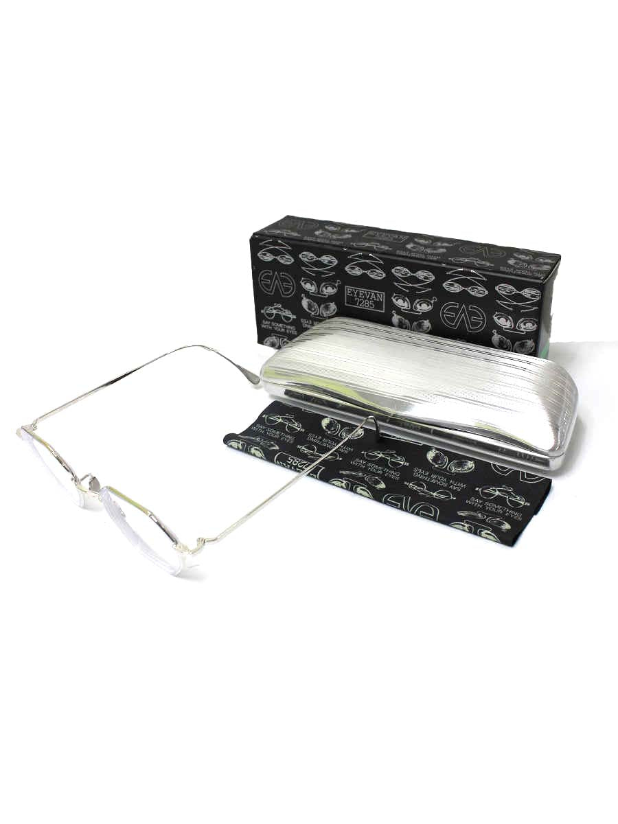 アイヴァン7285 192 メガネ シルバー オクタゴン フルリム チタンフレーム IT3WHP0TMSH6