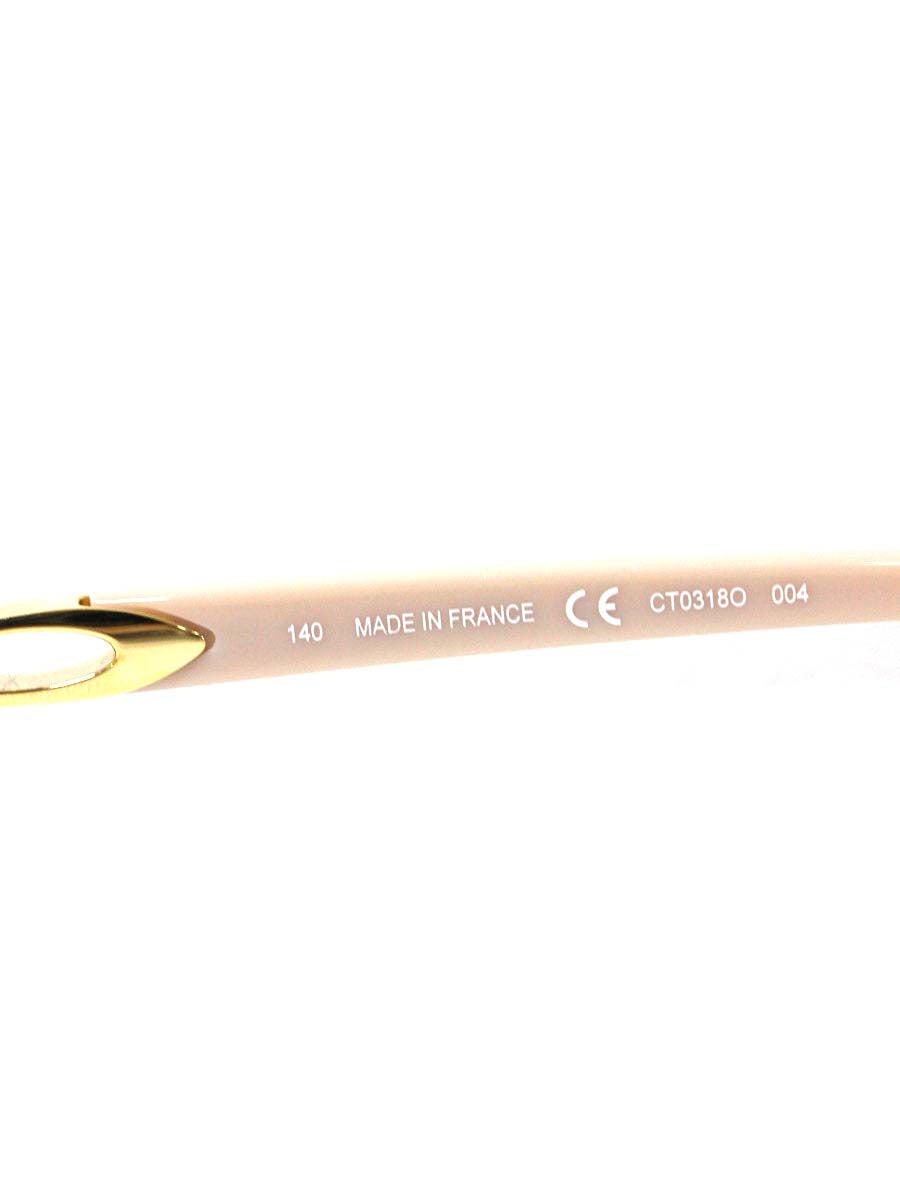 カルティエ シグネチャー C ドゥ カルティエ CT0318O メガネ ゴールド コンビフレーム リムレス IT70FUL1SKM6