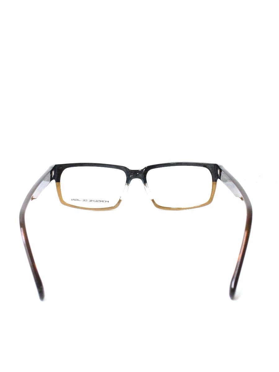 ポルシェデザイン P8191 サングラス ブラウン フルリム スクエア 幾何柄 ITQTTWZLHWPA