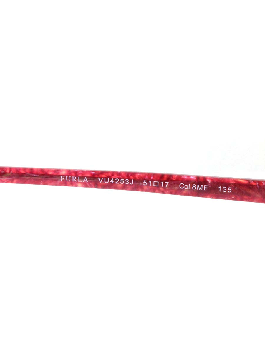 フルラ VU4253J 眼鏡 ピンクゴールド コンビ ハーフリム オーバル ITSM7PXCB4B2