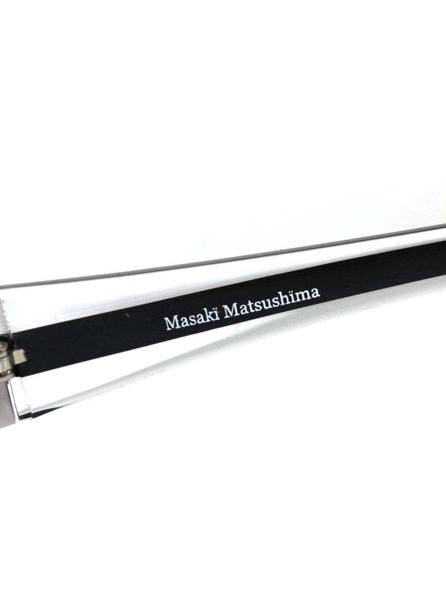マサキマツシマ MF-1059 サングラス ブラック リムレス スクエア ITYC4V7WHUH0