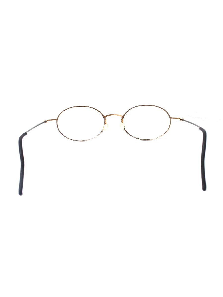 リンドバーグ thintaniumコレクション 5503 メガネ 眼鏡 ブラウン チタン オーバル ITJ4A43M7N78