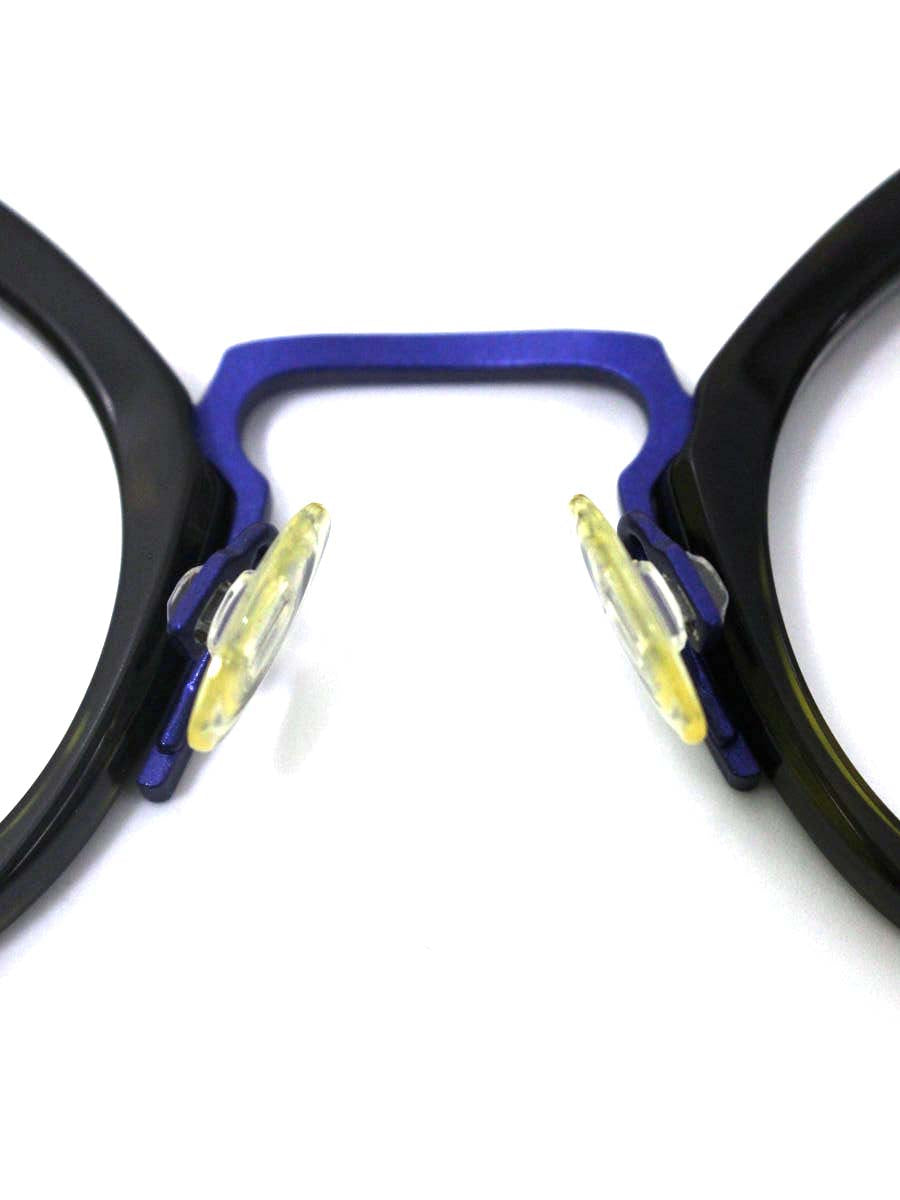 アンバレンタイン MINIMALIST M.2 メガネ 眼鏡 ネイビー アセテート チタン ラウンド IT1RW60M40YY