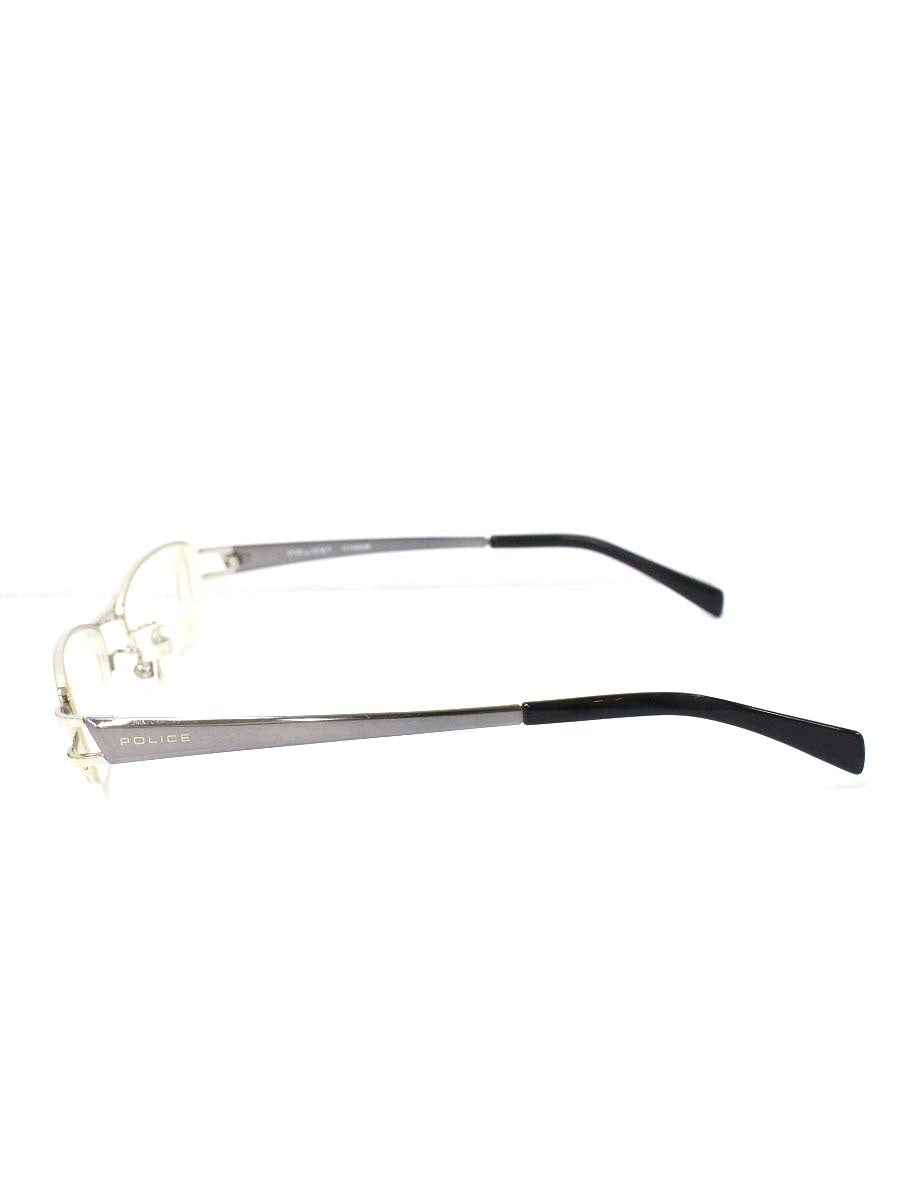 ポリス V8868J メガネ シルバー スクエア IT29PFPYNLWX
