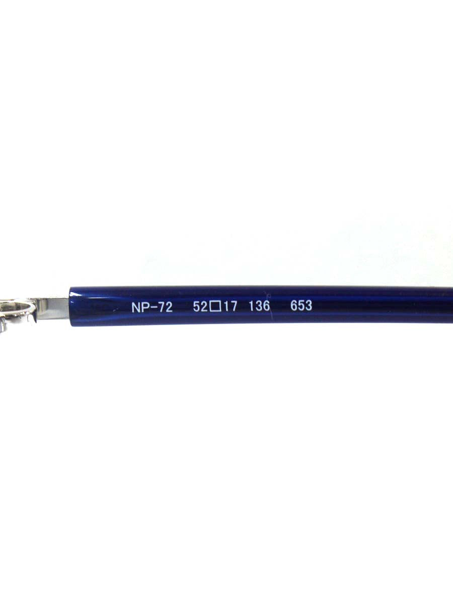 フォーナインズ NP-72 メガネ ブルー スクエア ネオプラスチックフレーム 18SS ITW10GCEAFGC