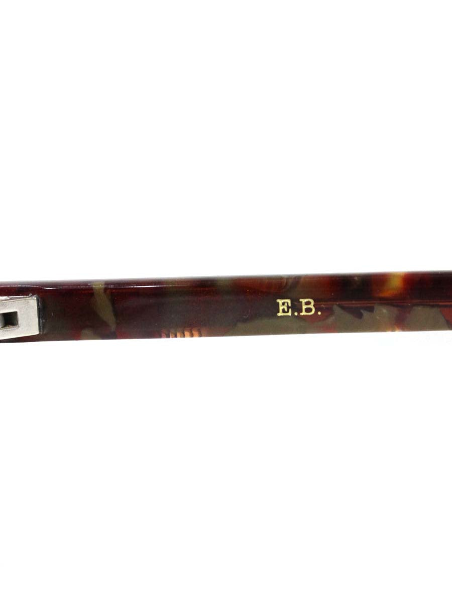 バディーオプティカル E.B サングラス ブラウン オーバル フルリム セルフレーム ITG21DHEDOAS