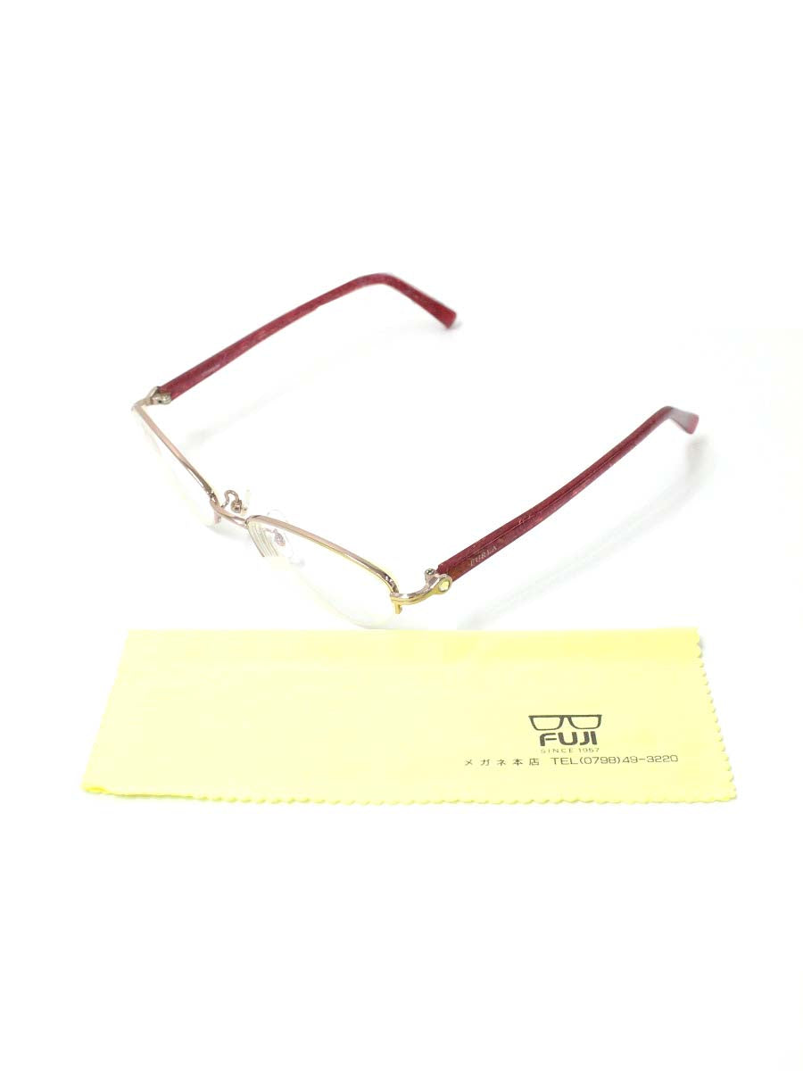 フルラ VU4253J 眼鏡 ピンクゴールド コンビ ハーフリム オーバル ITSM7PXCB4B2