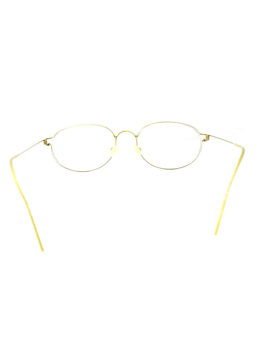 リンドバーグ air titanium rim 929021187 メガネ ゴールド オーバル IT9YRMSB8S5W