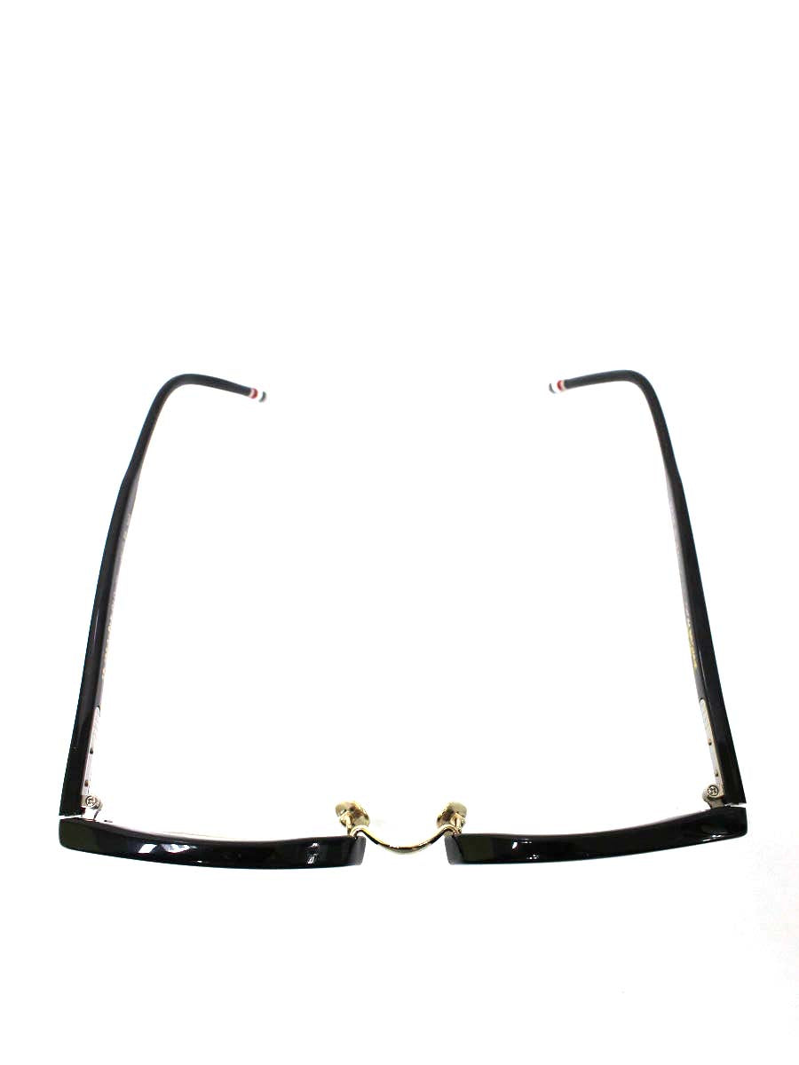 トムブラウン TB-702-A-BLK-GLD-47 メガネ ブラック ボストン ITF2C16MK20D