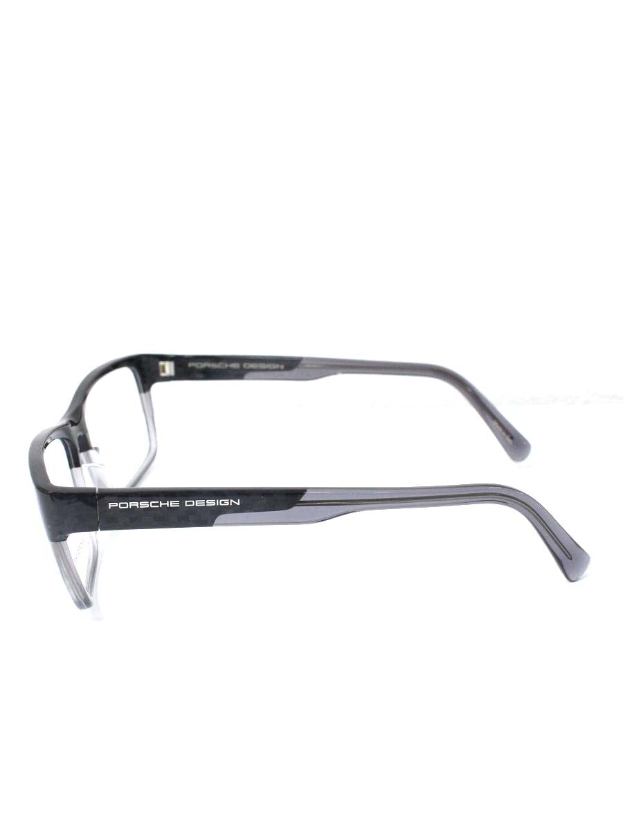 ポルシェデザイン P8190 メガネ 眼鏡 ブラック フルリム スクエア 幾何柄 IT6TE3G36WWW