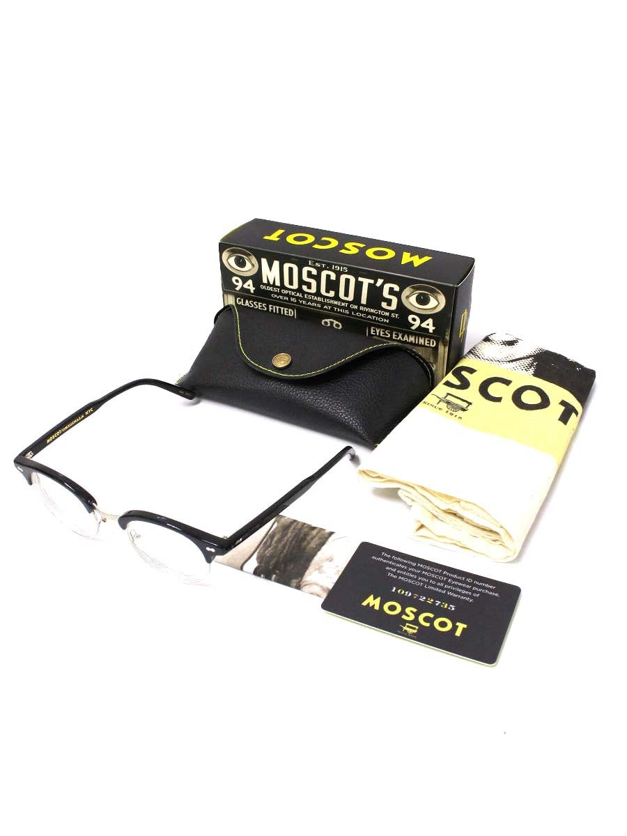 モスコット メガネ ブラック AIDIM ITJ36X6FJ6T4