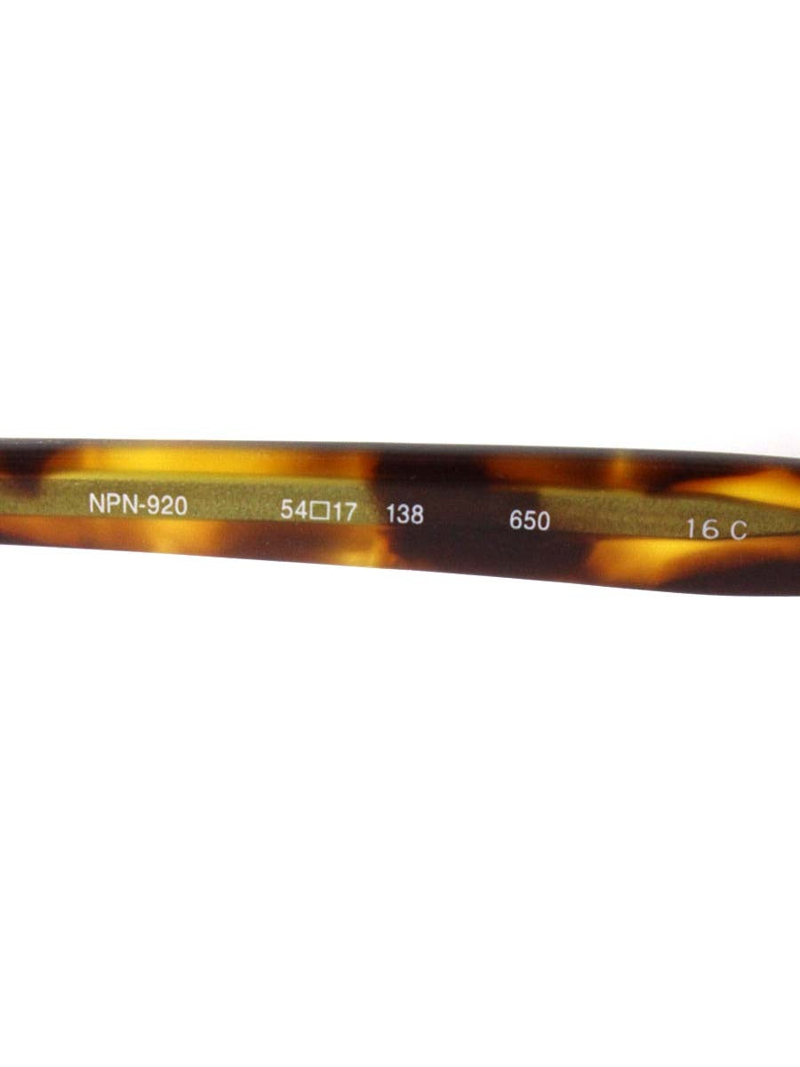 フォーナインズ NPN920 眼鏡 ブラウン メガネ べっ甲 ITH68C9GZBP6