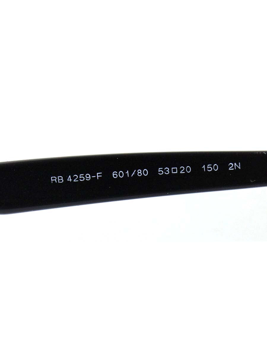 レイバン RB 4259-F 601/80 メガネ ブラック ウェリントンフレーム ITS1Z18IYDI4