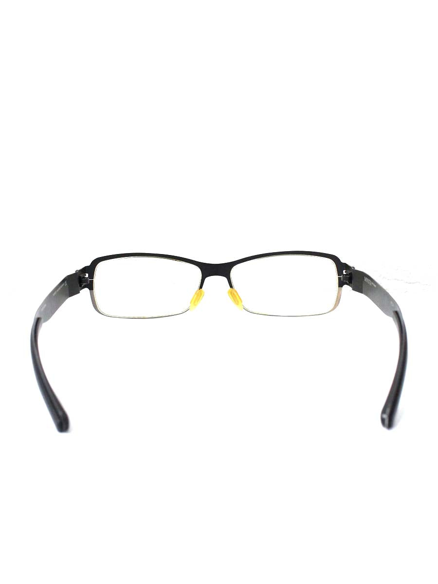 マイキータ MINT SHAO メガネ ブラック ハーフリム ITKMXPSTQVZ8