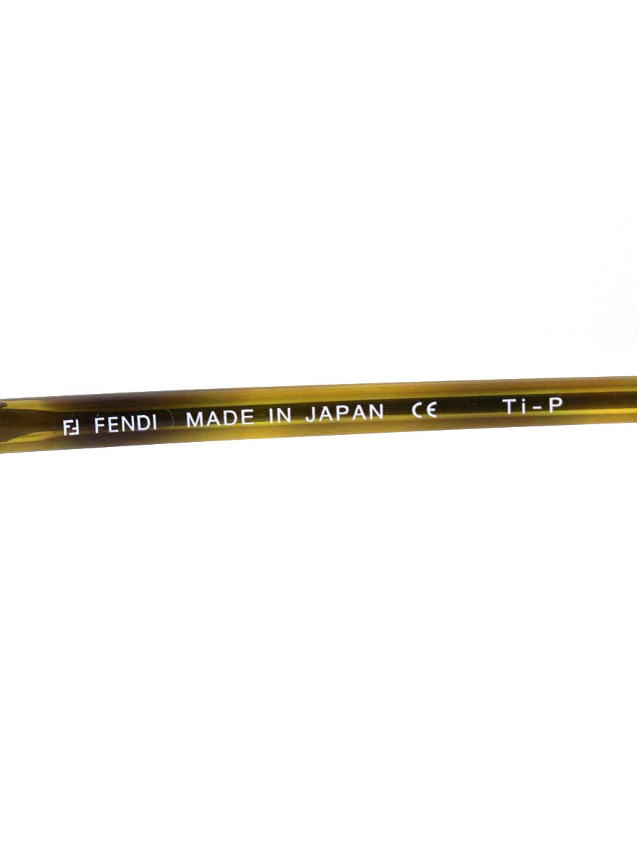 フェンディ VL7316J メガネ 眼鏡 シルバー スクエア ハーフリム コンビフレーム べっ甲 ITWSVY7LM7A2
