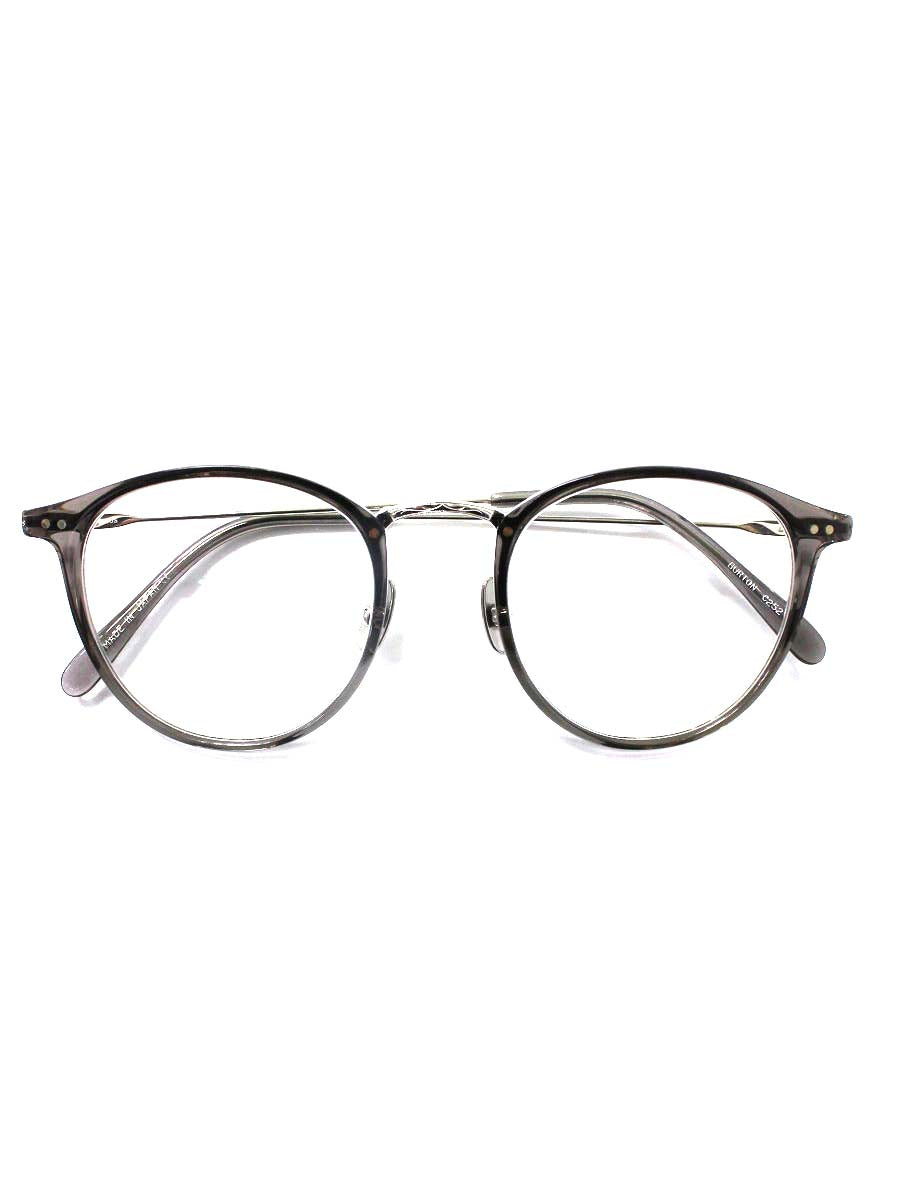 イエローズプラス BURTON C252 眼鏡 グレー コンビネーションフレーム IT5CF3R5FT1R