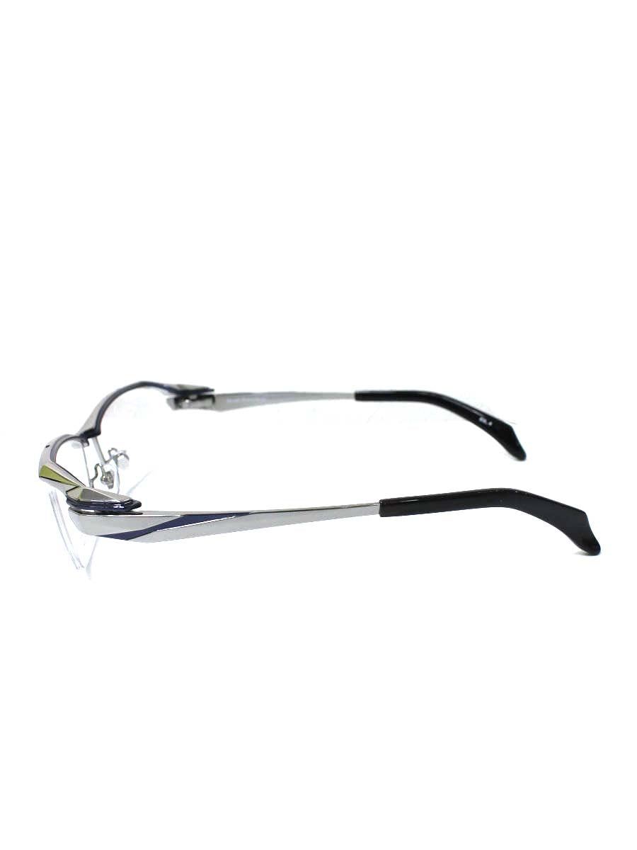 マサキマツシマ MF-1262 メガネ 眼鏡 シルバー ハーフリム スクエア ITWZ75CJ1VRI