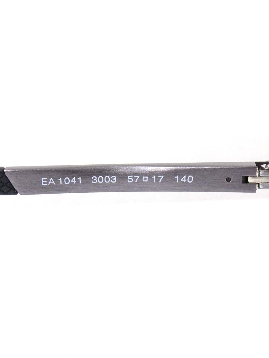 エンポリオアルマーニ EA1041 メガネ シルバー メタルフレーム スクエア ITTVS8Z3BSTC