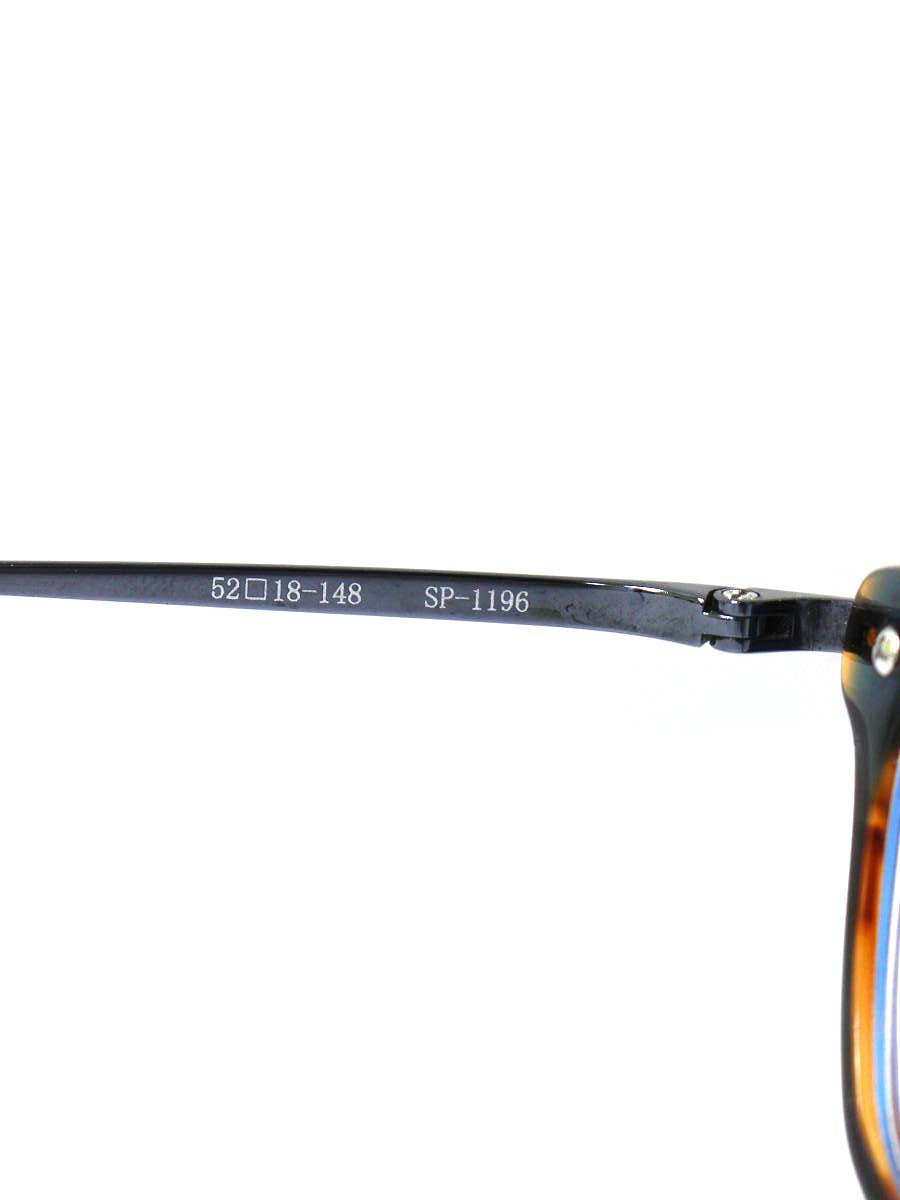 スピビー SP1196 メガネ ブルー 眼鏡 スクエア チタン ITDGRSFYKXSL