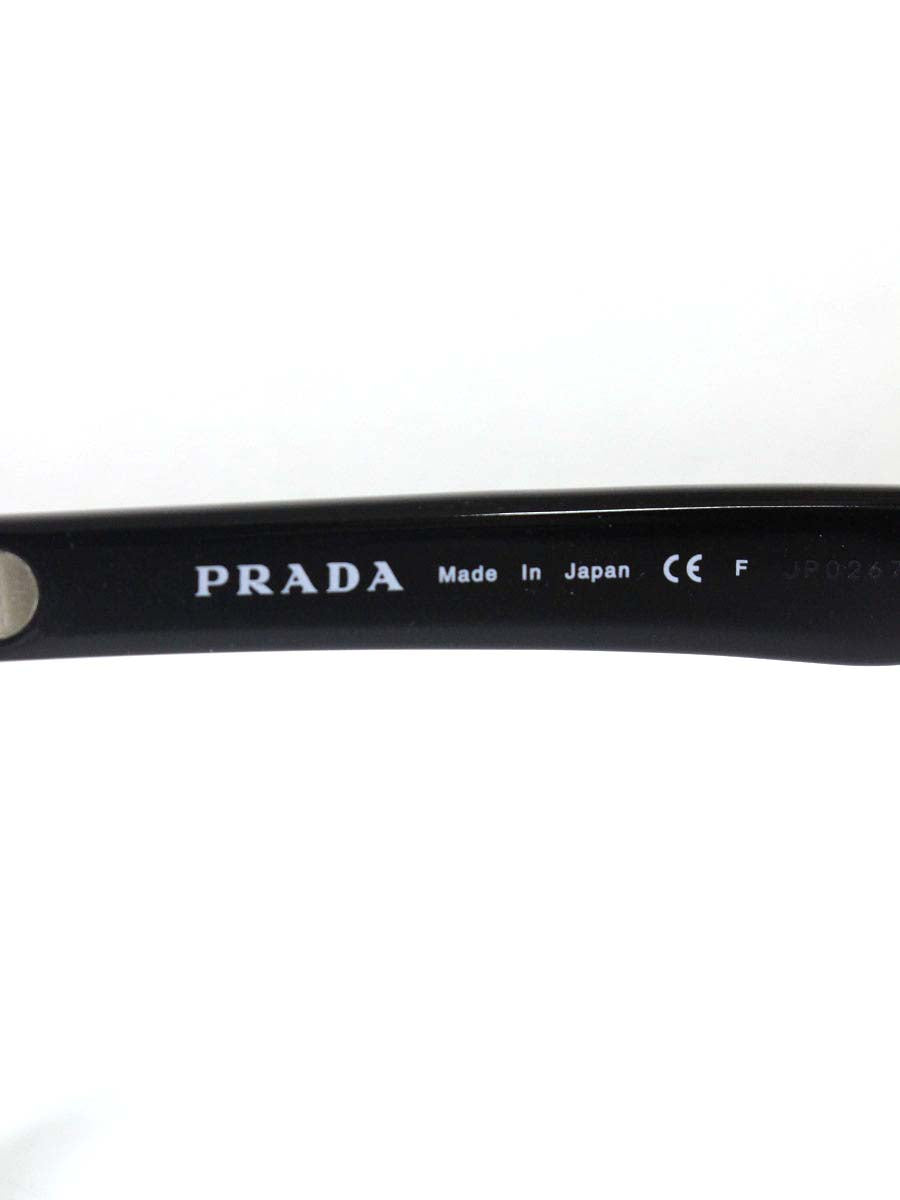 プラダ VPR20N メガネ ブラック ロゴ ITQYHPGZYYKW