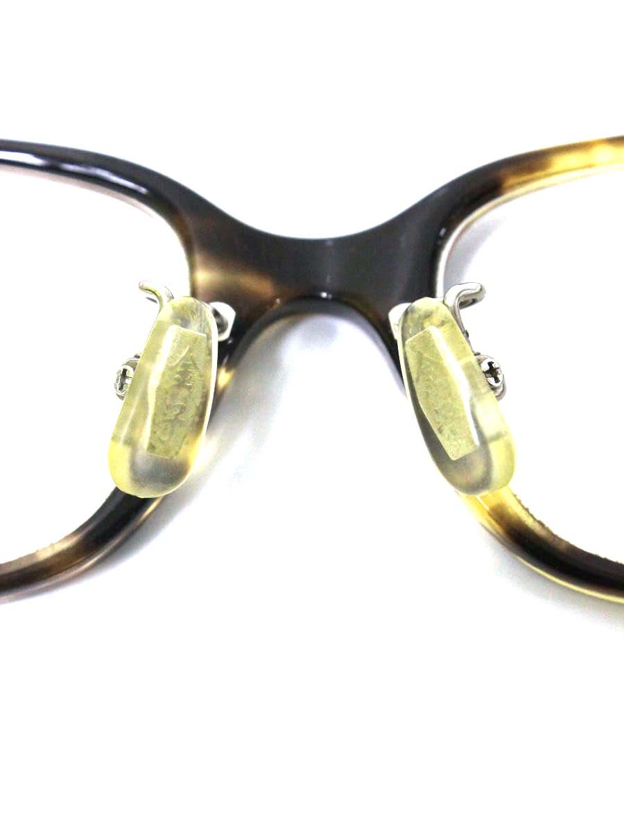 金子眼鏡 CELLULOID メガネ ブラウン べっ甲 セルフレーム フルリム スクエア ITS8YCVHRVTG