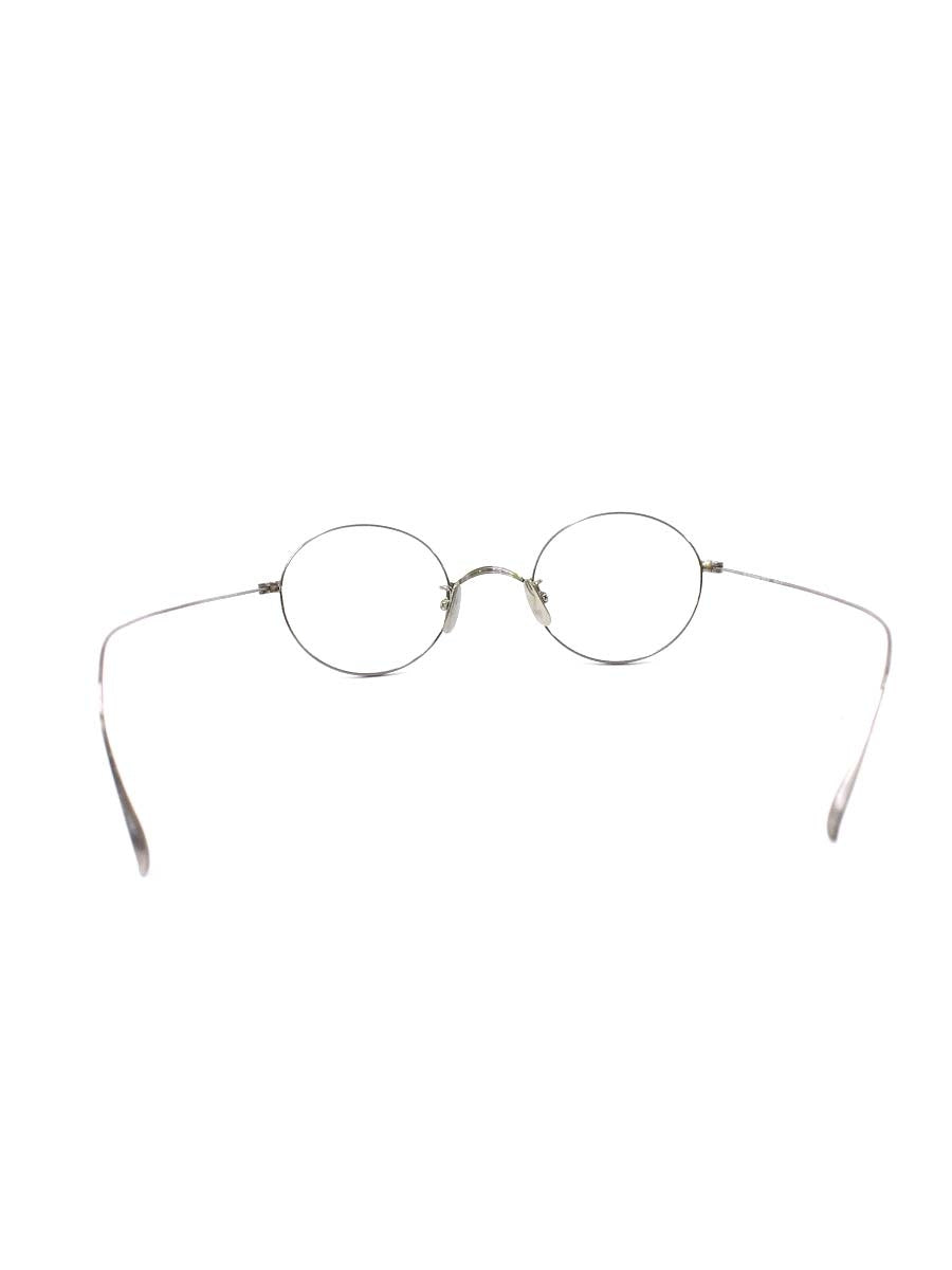 オーマイグラス東京 LS-1 メガネ シルバー Oh My Glasses TOKYO × less is_jp チタニウムフレーム フルリム ラウンド IT3P4Z94DLNU