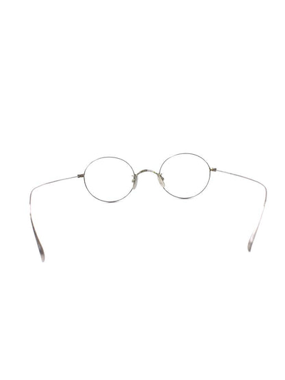 オーマイグラス東京 LS-1 メガネ シルバー Oh My Glasses TOKYO × less is_jp チタニウムフレーム フルリム ラウンド IT3P4Z94DLNU
