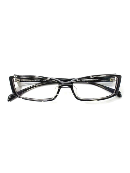 ポリス V1682J メガネ ブラック セルフレーム フルリム スクエア ITOW3XKRYWB6