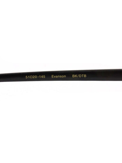 オリバーピープルズ Evanson メガネ ブラック/ブラウン セルフレーム フルリム スクエア ITR2LDVE0W36