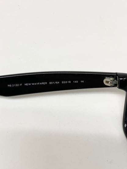 レイバン NEWWAYFARER RB2132-F サングラス ブラック ニューウェイファーラー ラバーフレーム フルリム ウェリントン ITURUYE4322T