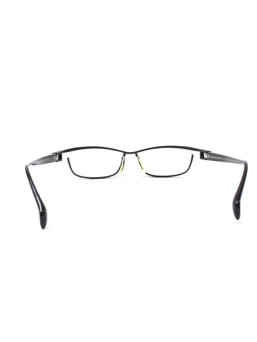 ジャポニスム PROJECTION JP-016 メガネ ブラック コンビフレーム フルリム スクエア ITE61GCXA120