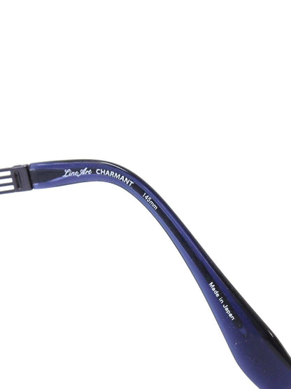 ラインアートシャルマン XL1478 メガネ ブルー チタンフレーム フルリム スクエア ITHWPLCFUATA