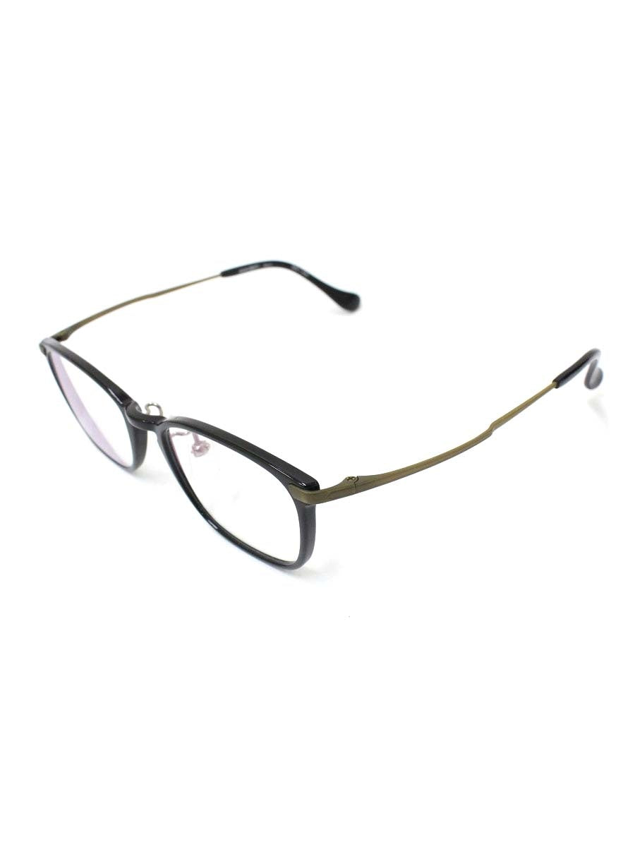 シャルマン アクアリバティ AQ22514 メガネ ブラック/アンティークゴールド チタン ウェリントン ITGA1RW5P8I0