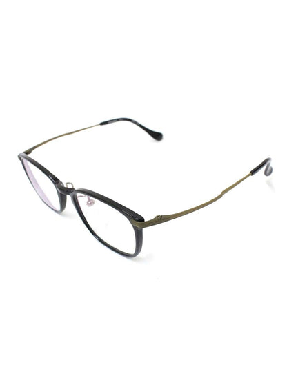 シャルマン アクアリバティ AQ22514 メガネ ブラック/アンティークゴールド チタン ウェリントン ITGA1RW5P8I0