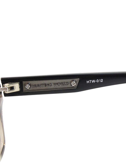 ハンティングワールド HTW-012 メガネ グレー/ブラック セルフレーム フルリム スクエア ITX4GVJRBNCW