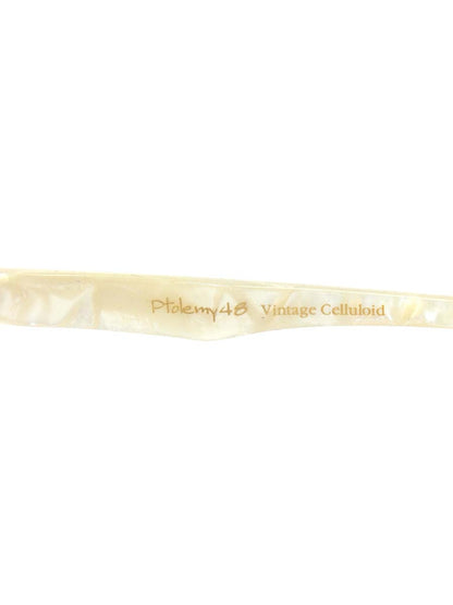 トレミーフォーティエイト Vintage Celluloid VC-042 メガネ ブラック/ホワイト セルフレーム フルリム スクエアシェイプ IT0J5ML8EHN2