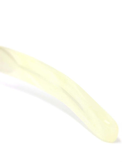 ソリッドブルー S-49 メガネ ホワイト/シルバー コンビフレーム フルリム スクエア ITEIEJFVV3LC