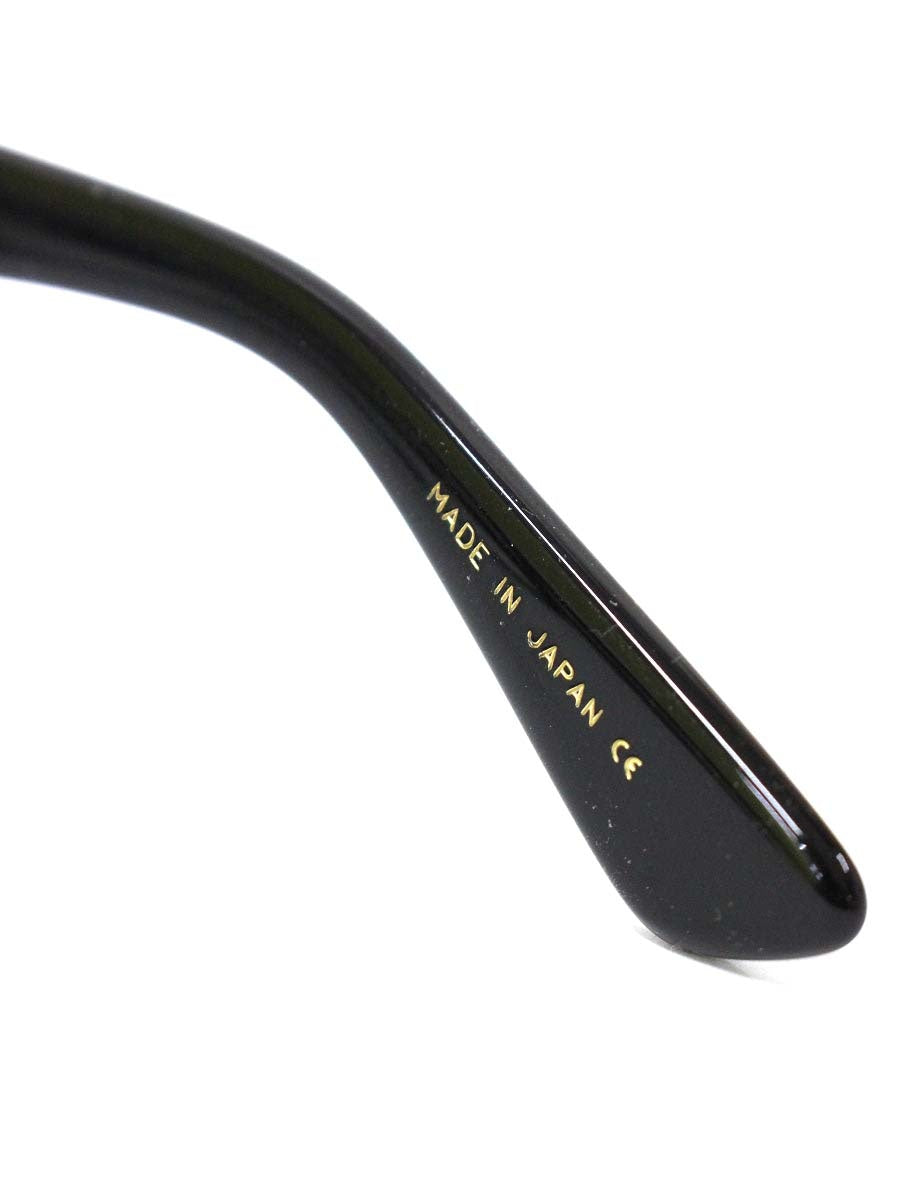 金子眼鏡 メガネ ブラック  FUTURA LABORATORIES セルフレーム フルリム ウェリントン ITTX3V19AVK8