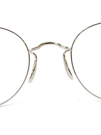 ayame（アヤメ） MANRAY メガネ シルバー マンレイ メタルフレーム フルリム ボストン ITC1N7228RME