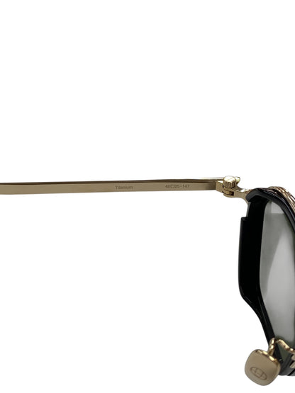 ドメスティックインターナショナル DI-1012KD メガネ ゴールド コンビフレーム フルリム ヘキサゴン ITFUXBEYAVGG