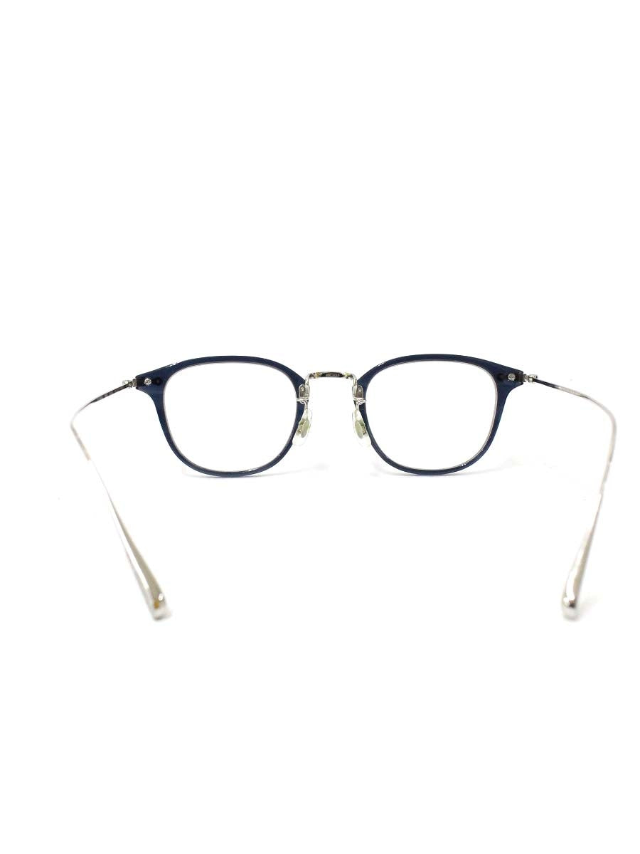 オリバーピープルズ Davitt OV5389D メガネ ネイビー/シルバー コンビフレーム フルリム ウェリントン IT2B6PFXJMLC