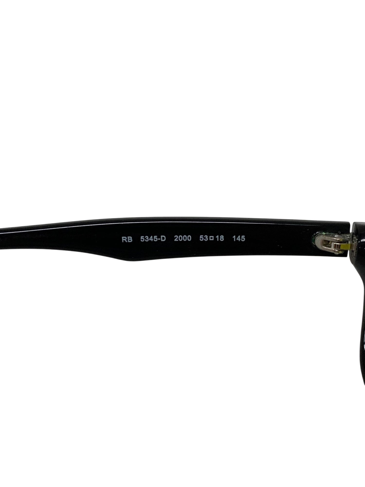 レイバン RB5345-D メガネ ブラック セルフレーム フルリム スクエア ITT8S24NKMGC レイバン RB5345-D メガネ ブラック セルフレーム フルリム スクエア