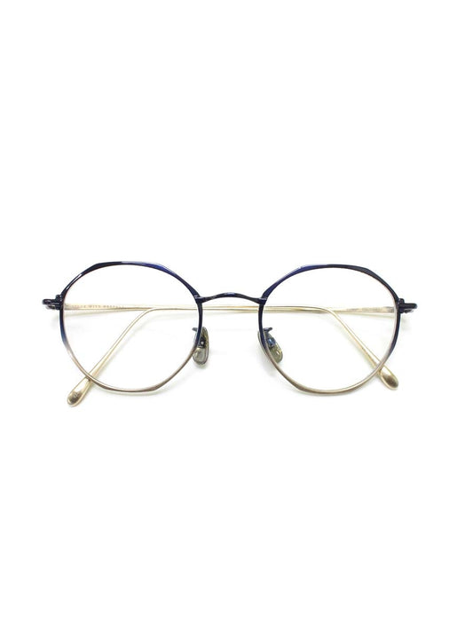 テイラーウィズリスペクト bagua メガネ ネイビー/ゴールド バグア チタニウムフレーム フルリム ボストン ITTKOYQSASOA