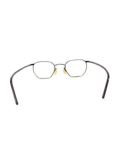 金子眼鏡 メガネ アンティークゴールド/ブラウン VINTAGE コンビ メタルフレーム IT3LNLPEZBD2