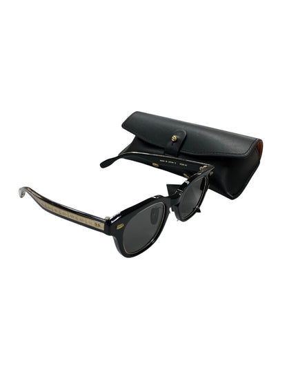 ドメスティックインターナショナル DI-1011S メガネ ブラック コンビフレーム フルリム ウエリントン IT8SXXQFISPL