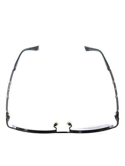 ラインアートシャルマン XL1028 メガネ ブラック/ネイビー チタンフレーム ハーフリム スクエア ITDYHM2VPLPG