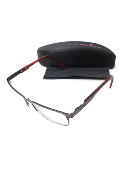 コーガン/コーギャン Gandin Eyeglasses YC2570M メガネ グレー/レッド IT14KW3KPBIS